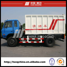 Caminhão de transporte de lixo seguro (HZZ5140XLJ) vende bem em todo o mundo